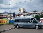 Бесплатный автобус Genser в пункт аренды автомобилей АрендаАвто-крк на ул.Добролюбова